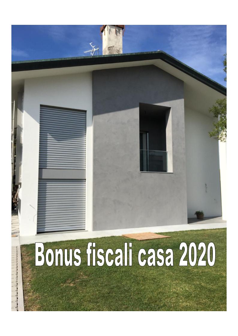 Bonus casa 2020
